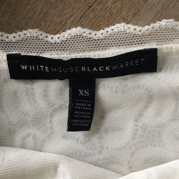 White House Black Market lace top - Picture 4 of 4